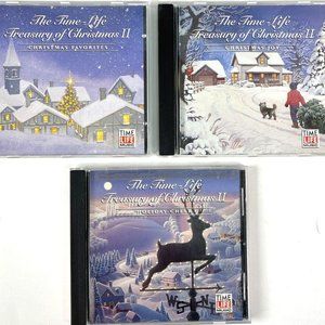 Time Life Treasury of Christmas II Favorites Cheer Joy 3 CD Lot Holiday Classics